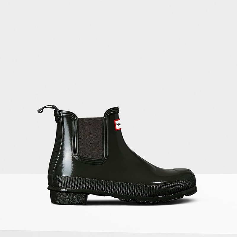 Hunter Original Gloss Chelsea Boots (J642W) Ireland